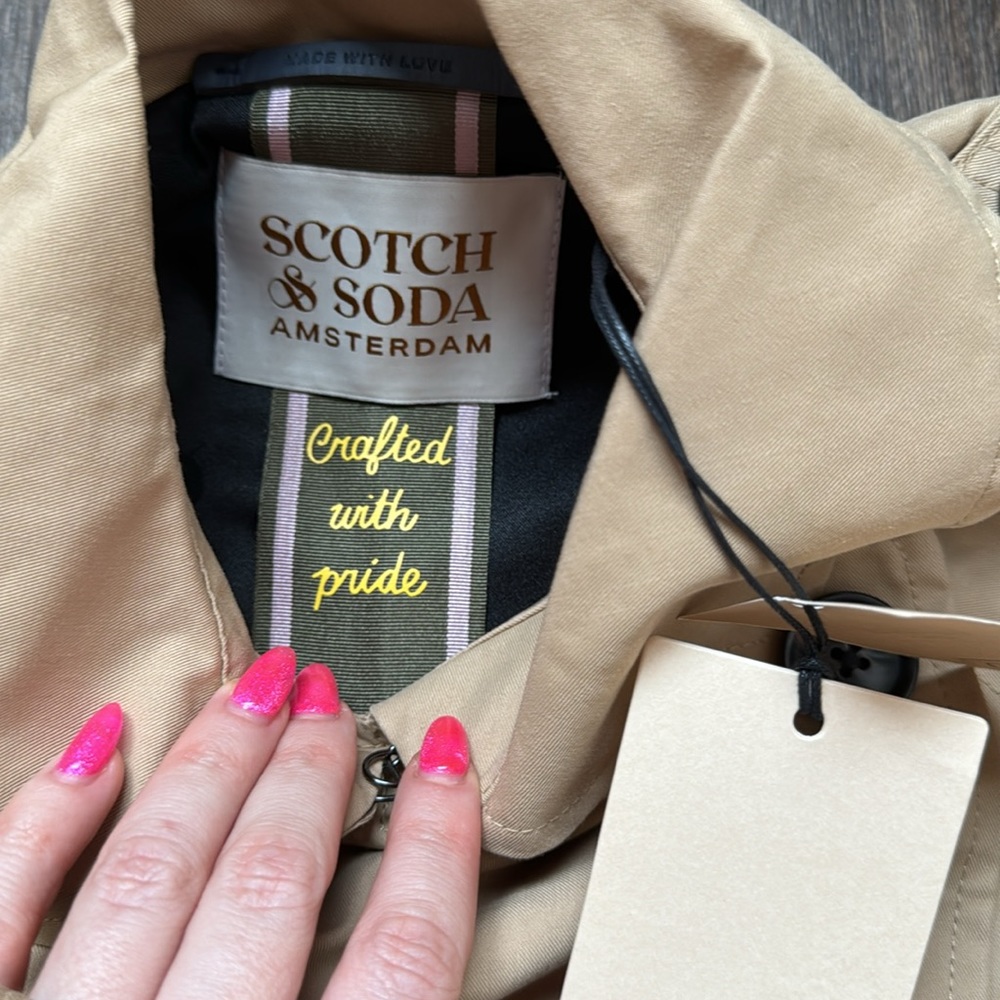 NWT Scotch & Soda Long Coat - Picture 4 of 6